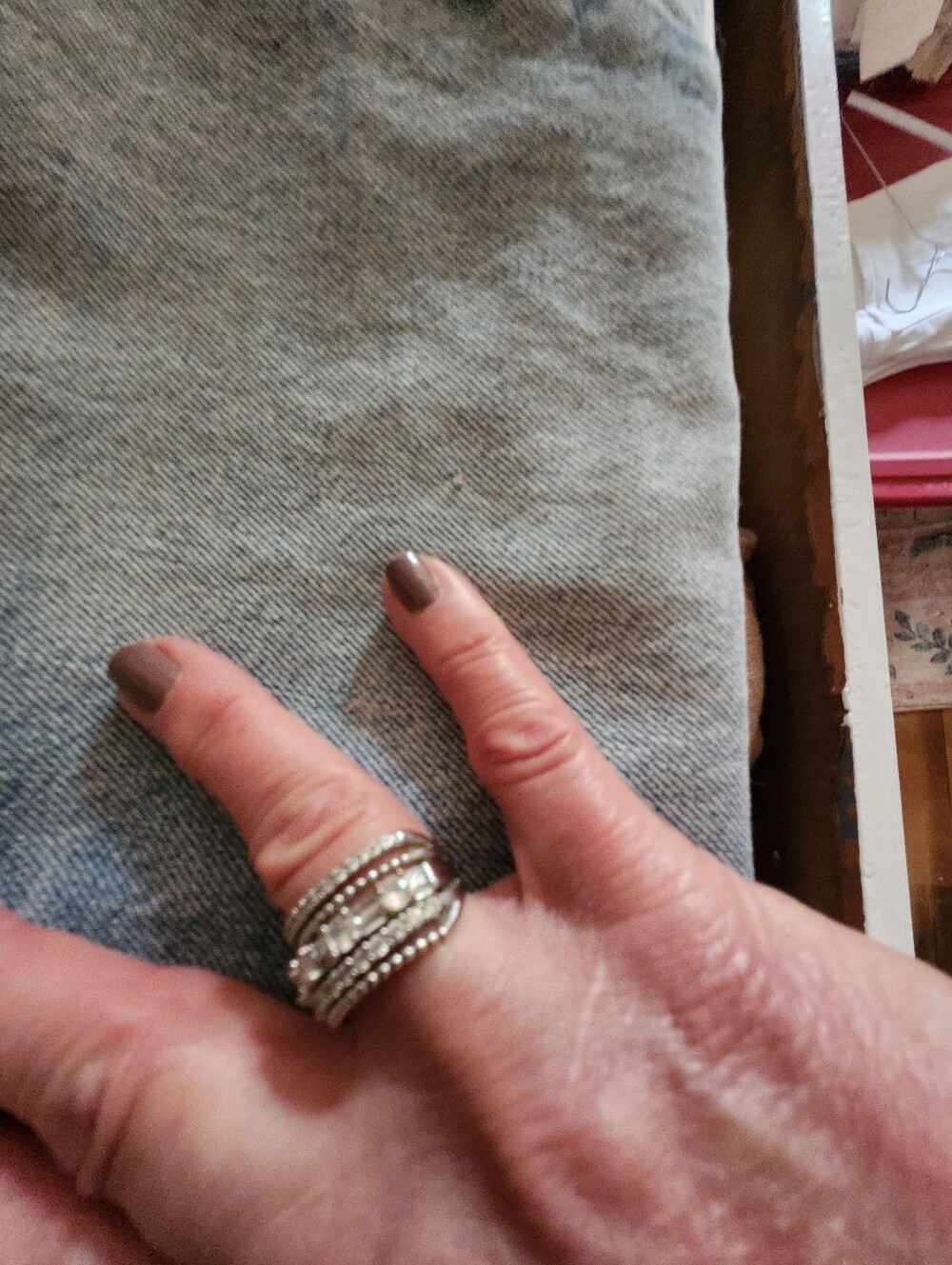 White Saphire Ring - Picture 6 of 7